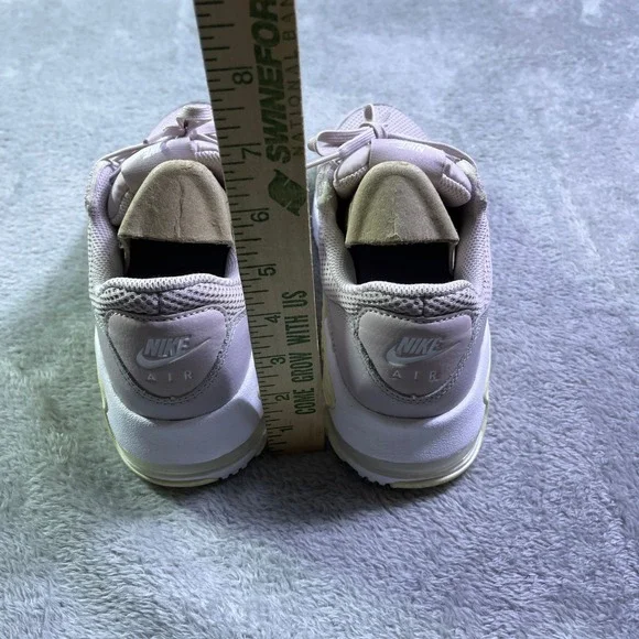 Nike Air Max 90 Women Lilac Pink White Leather Mesh Casual Sneakers 8.5 Shoes